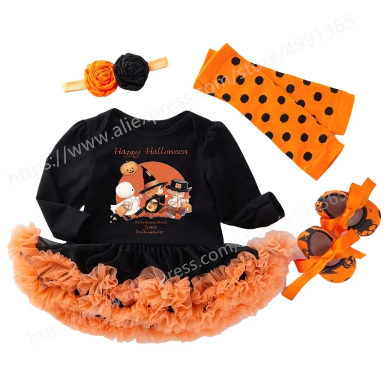 Infant Toddler Baby Girls Halloween Pumpkin Costumes Cute Romper Top Leggings Outfit Clothes Set with Shoes
Infant Toddler Baby Girls Halloween Pumpkin Costumes Cute Romper Top Leggings Outfit Clothes Set with Shoes