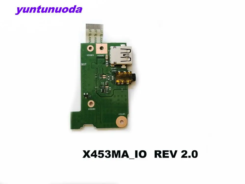 Original for ASUS X453MA USB Audio Board X453MA_IO REV 2.0 tested good free shipping
Original for ASUS X453MA USB Audio Board X453MA_IO REV 2.0 tested good free shipping