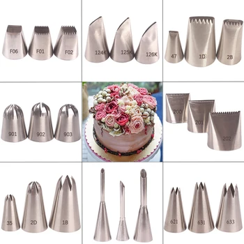 Large Russian Tips Set Rose Flower Cake Decor Piping Nozzles Sphere Ball Icing Confectioners Pastry Tips Cake Decorating Tools
Large Russian Tips Set Rose Flower Cake Decor Piping Nozzles Sphere Ball Icing Confectioners Pastry Tips Cake Decorating Tools