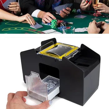 Board Game Plastic Poker Card Shuffling Machine Automatic Battery Operated Casino Robot Playing Cards Shuffling Tool#F#W
Board Game Plastic Poker Card Shuffling Machine Automatic Battery Operated Casino Robot Playing Cards Shuffling Tool#F#W