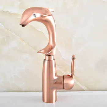 Antique Red Copper Brass Swivel Spout Single Handle Cute Animal Dolphin Style Bathroom Kitchen Sink Faucet Mixer Tap asf850
Antique Red Copper Brass Swivel Spout Single Handle Cute Animal Dolphin Style Bathroom Kitchen Sink Faucet Mixer Tap asf850