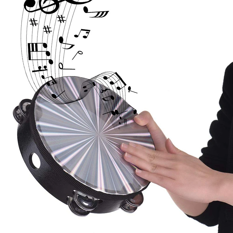 8 Inch Wooden Tambourine Handbell Hand Drum Reflective Head Percussion Instrument Toy Dancing Singing Accompaniment
8 Inch Wooden Tambourine Handbell Hand Drum Reflective Head Percussion Instrument Toy Dancing Singing Accompaniment