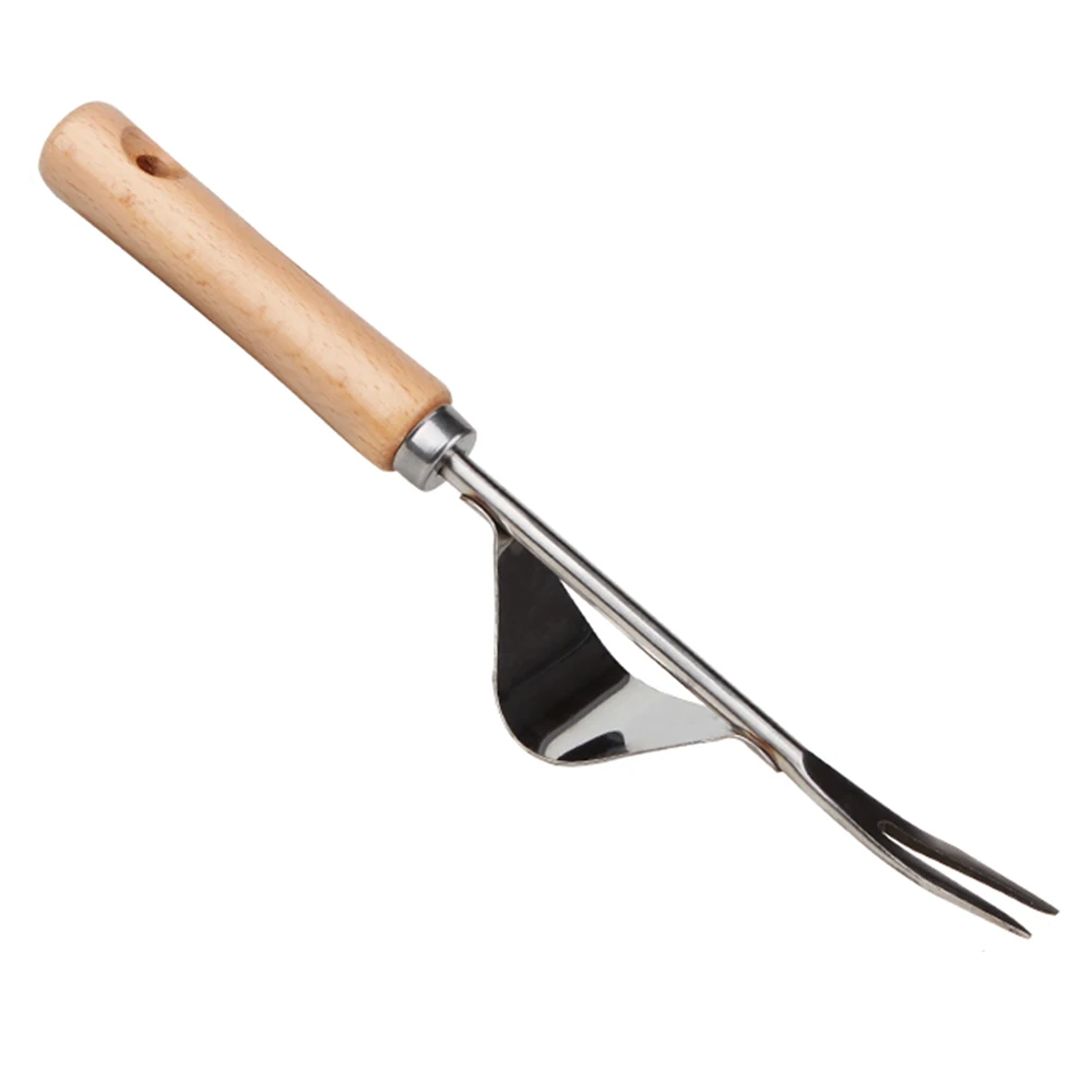Stainless Steel Manual Weeding Fork Wood Handle Transplanting Digging Removing Taproot Tool Garden Planting Weeding Tools
Stainless Steel Manual Weeding Fork Wood Handle Transplanting Digging Removing Taproot Tool Garden Planting Weeding Tools