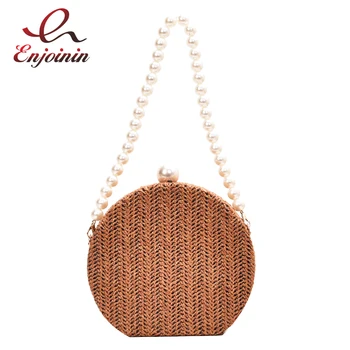 Round Straw Design Holiday Fashion Female Purses and Handbags Crossbody Bag Women Clutch Bag Casual Bolsas Shoulder Chain Bag
Round Straw Design Holiday Fashion Female Purses and Handbags Crossbody Bag Women Clutch Bag Casual Bolsas Shoulder Chain Bag