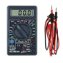 DT830B Multifunctional LCD Display Compact Digital Multimeter Electric Ammeter Voltmeter Resistance Capacitance Tester
DT830B Multifunctional LCD Display Compact Digital Multimeter Electric Ammeter Voltmeter Resistance Capacitance Tester