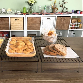 3 Layers Stackable Cooling Rack Metal Cake Cookie Biscuits Bread Cooling Rack Net Mat Holder Dry Cooler for Cooking
3 Layers Stackable Cooling Rack Metal Cake Cookie Biscuits Bread Cooling Rack Net Mat Holder Dry Cooler for Cooking