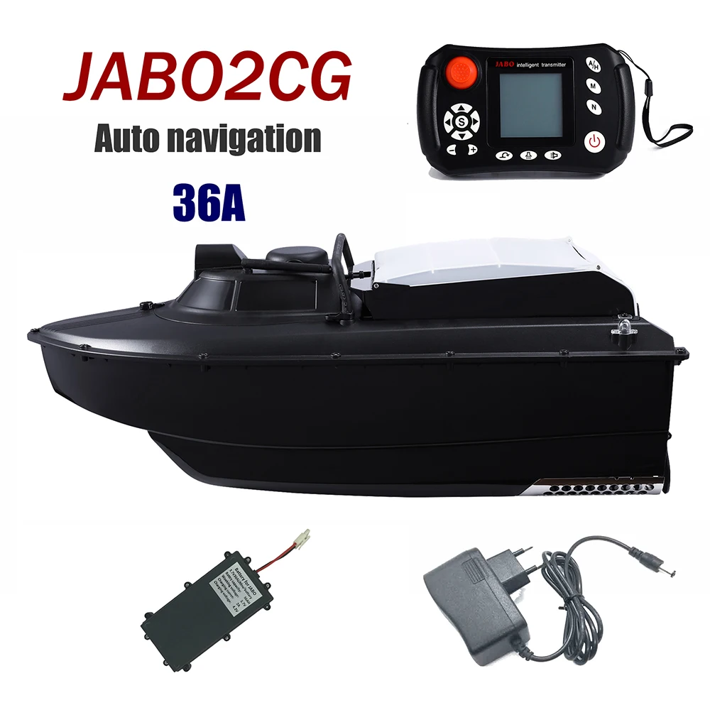 JABO2CG 36A черный GPS Автоматическая навигация Рыболокаторы лодки для доставки прикорма и оснастки|Рыболовные
