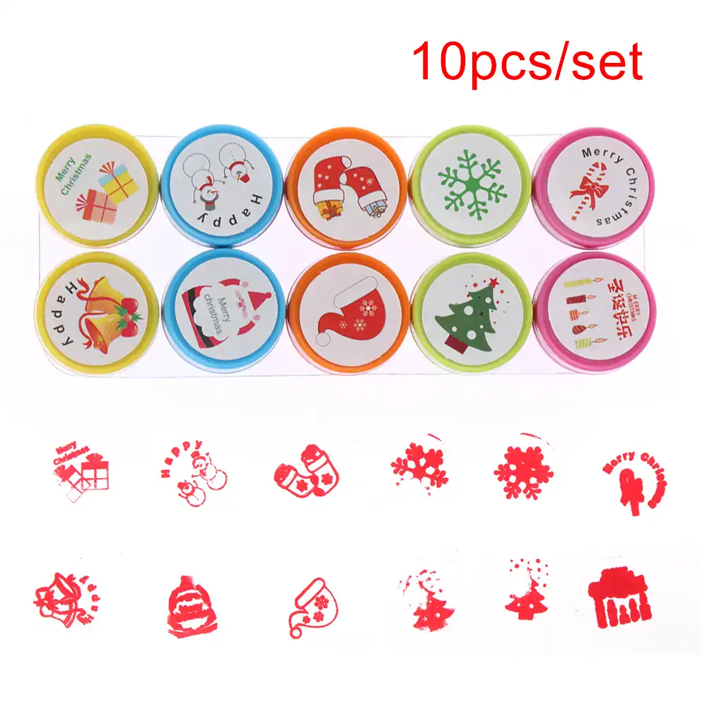 gifts seal diy stamper signet christmas decorations santa claus