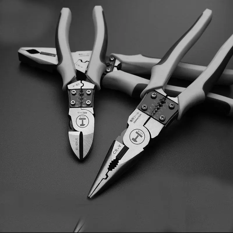 Daicamping Combination Pliers Wire Stripper/Crimper/Cutter CR-V chrome vanadium Diagonal Pliers Hand Tools Multitool Pliers Set
Daicamping Combination Pliers Wire Stripper/Crimper/Cutter CR-V chrome vanadium Diagonal Pliers Hand Tools Multitool Pliers Set