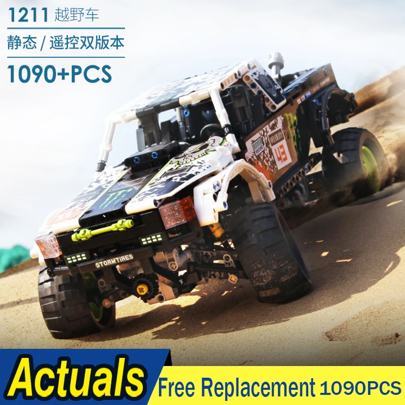 MOC Lepins Technic Off-Road Vehicle Remote Control Building Blocks RC City Racing Car Bricks Set DIY Toys Car Children Kids Gift
MOC Lepins Technic Off-Road Vehicle Remote Control Building Blocks RC City Racing Car Bricks Set DIY Toys Car Children Kids Gift