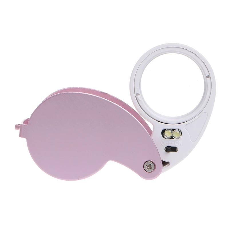 40X 25mm Glass Magnifying Magnifier Len Jeweler Eye Jewelry Loupe With LED Light R9JE
40X 25mm Glass Magnifying Magnifier Len Jeweler Eye Jewelry Loupe With LED Light R9JE