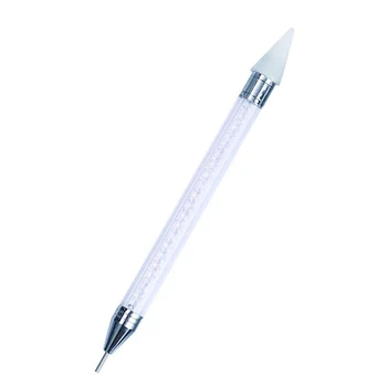 Dotting Pen for Nails,Dual-ended Rhinestone Studs Picker Wax Pencil Nail Art Tool with Crystal Beads Handle for Nail Art Manicur
Dotting Pen for Nails,Dual-ended Rhinestone Studs Picker Wax Pencil Nail Art Tool with Crystal Beads Handle for Nail Art Manicur