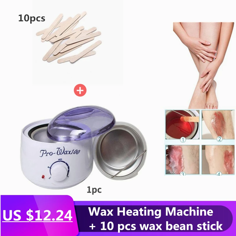 

500cc Wax Beans Heater Body Depilatory Women Epilator Hair Removal Warmer Wax-melt Machine Paraffin Waxing Salon SPA UK Plug