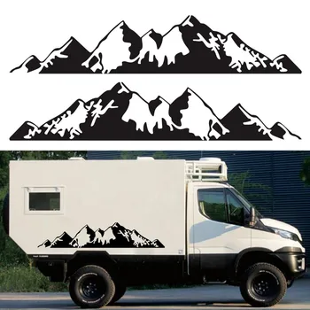 Durable And Practical 2pcs Black Snow Mountain Decal Vinyl Sticker For Off Road Camper Van Motorhome
Durable And Practical 2pcs Black Snow Mountain Decal Vinyl Sticker For Off Road Camper Van Motorhome