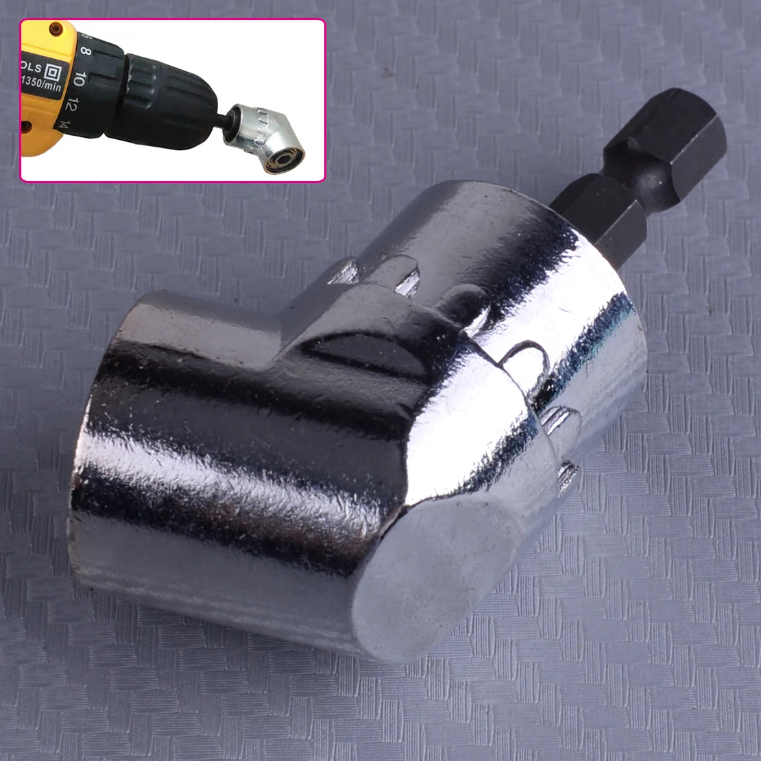 LETAOSK Chrome Vanadium Alloy Steel 105 Degree Angle 1/4inch Extension Hex Drill Bits Screwdriver Socket Holder Adapter
LETAOSK Chrome Vanadium Alloy Steel 105 Degree Angle 1/4inch Extension Hex Drill Bits Screwdriver Socket Holder Adapter