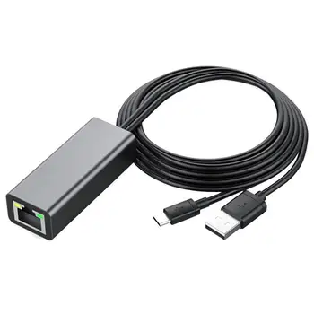 S71 Network Adapter Installa and Remove Convenient Simple 1m Micro USB to 100M Ethernet Converter for Fire TV Sticker
S71 Network Adapter Installa and Remove Convenient Simple 1m Micro USB to 100M Ethernet Converter for Fire TV Sticker