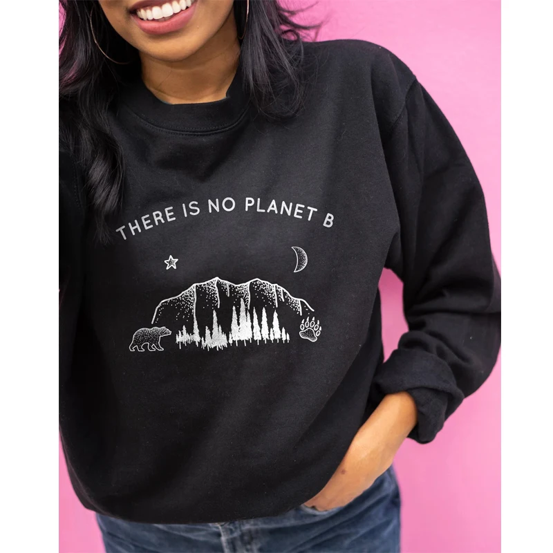 There Is No Planet B Star Moon Graphic Sweatshirt Unisex Women Crewneck Slogan Eco Pullover Stylish Long Sleeve Graphic Hoodies
There Is No Planet B Star Moon Graphic Sweatshirt Unisex Women Crewneck Slogan Eco Pullover Stylish Long Sleeve Graphic Hoodies