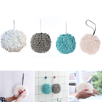 Soft Round Absorbent Chenille Hand Towels Ball Quick Dry Hand Bath Towel Bathroom Kitchen Cleaning Hand Towels Ball With Loop
Soft Round Absorbent Chenille Hand Towels Ball Quick Dry Hand Bath Towel Bathroom Kitchen Cleaning Hand Towels Ball With Loop