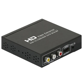 HDMI to AV+HDMI Converter HDMI to CVBS Splitter 1080P HD One-To-Two Adapter for Laptops, PS4, Camcorders(EU Plug)
HDMI to AV+HDMI Converter HDMI to CVBS Splitter 1080P HD One-To-Two Adapter for Laptops, PS4, Camcorders(EU Plug)