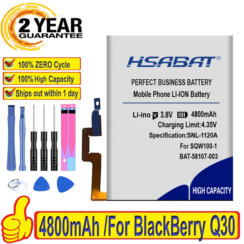 Аккумулятор BAT 58107 003 для BlackBerry Passport 4G Q30 4800 мАч Windermere + free gfit|Аккумуляторы мобильных