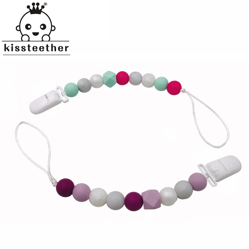 Baby Teether Pacifier Chain Organic Teether Natural Teething Grasping Toy Silicone Beads Toddler Teether Newborn DIY Baby Gift
Baby Teether Pacifier Chain Organic Teether Natural Teething Grasping Toy Silicone Beads Toddler Teether Newborn DIY Baby Gift