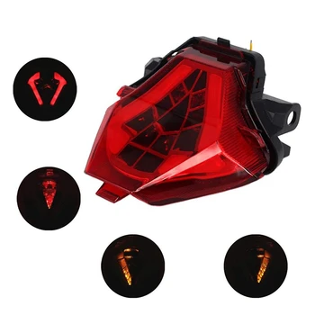 Motorcycle Integrated LED Turn Signal Assembly Tail Light for YAMAHA MT 07 MT07 FZ 07 MT 25 MT 03 YZF R3
Motorcycle Integrated LED Turn Signal Assembly Tail Light for YAMAHA MT 07 MT07 FZ 07 MT 25 MT 03 YZF R3