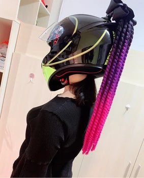 70cm Motorcycle Helmet Dreadlocks Helmet Dreadlocks Ponytail BraidMotocross Bicycle Helmet Punk Hair Decoration
70cm Motorcycle Helmet Dreadlocks Helmet Dreadlocks Ponytail BraidMotocross Bicycle Helmet Punk Hair Decoration