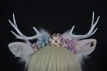 New Handwork Fox And Firewood Simulation With Animal EarsAnime Lolita Kc Headwear Fawn Hair Hoop for Christmas 
New Handwork Fox And Firewood Simulation With Animal EarsAnime Lolita Kc Headwear Fawn Hair Hoop for Christmas