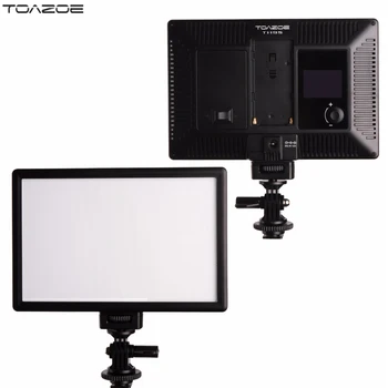 TOAZOE T119S LED Video Light Ultra-thin LCD Bi-Color Dimmable Studio LED Light Lamp Panel CRI95+ for Camera DV Camcorder
TOAZOE T119S LED Video Light Ultra-thin LCD Bi-Color Dimmable Studio LED Light Lamp Panel CRI95+ for Camera DV Camcorder