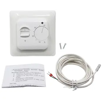 Electric Floor Heating Room Thermostat Temperature Controller Warm Regulator 220V 230V 16A NTC Sensor Programmable Universal
Electric Floor Heating Room Thermostat Temperature Controller Warm Regulator 220V 230V 16A NTC Sensor Programmable Universal