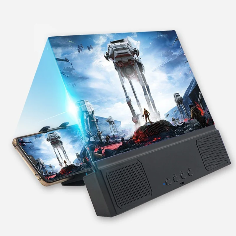 Newest Mobile Phone 12 Inch Screen Magnifier Lazy Bracket Movies Amplifier with Bluetooth Speaker
Newest Mobile Phone 12 Inch Screen Magnifier Lazy Bracket Movies Amplifier with Bluetooth Speaker