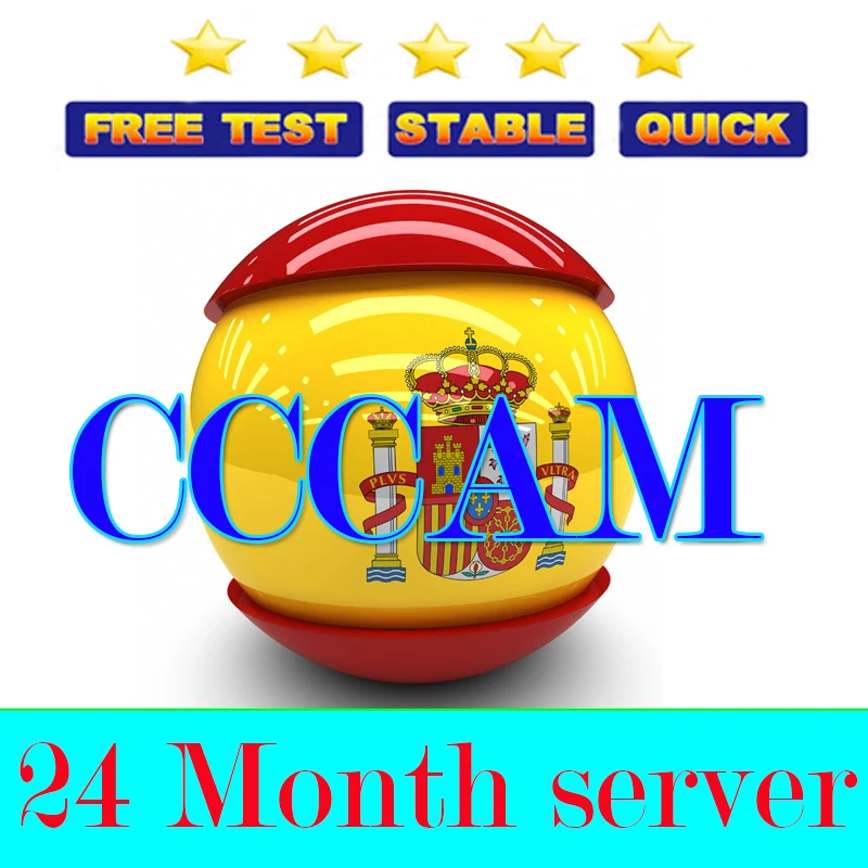 CCCAM Cline for 2year Europe 8 lines Ccams Stable Server Oscam HD Spain Portugal Germany Poland for Receptor Satellite for v7s
CCCAM Cline for 2year Europe 8 lines Ccams Stable Server Oscam HD Spain Portugal Germany Poland for Receptor Satellite for v7s