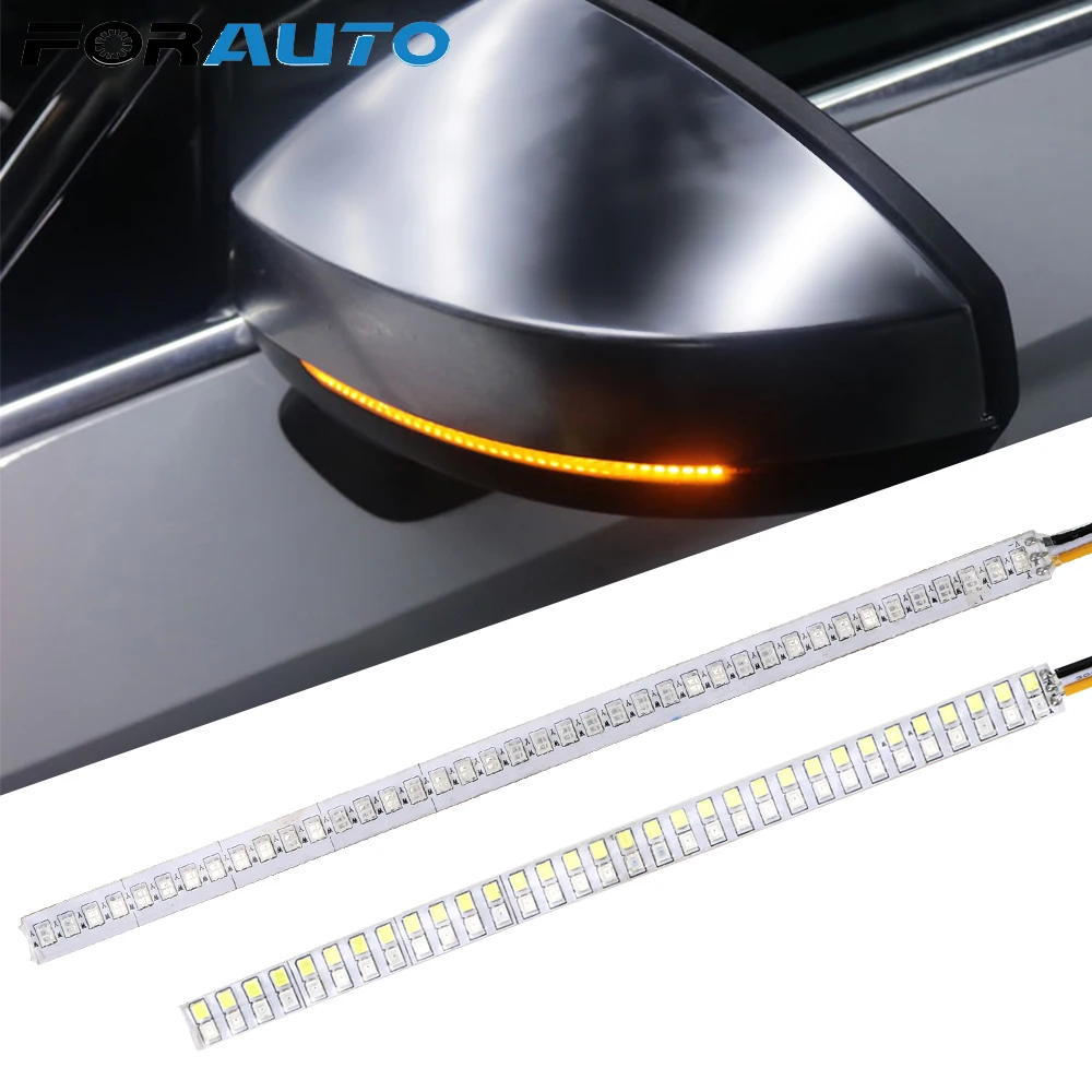 FORAUTO 1Pcs LED Flowing Turn Signal Strip Light Car Modified Streamer Strip Car Rearview Mirror Indicator Lamp Car-Styling
FORAUTO 1Pcs LED Flowing Turn Signal Strip Light Car Modified Streamer Strip Car Rearview Mirror Indicator Lamp Car-Styling