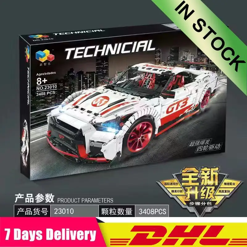 23010 3408 Pcs RC Racing Car with Motor Function Remote Control MOC 22970 25326 Compatible Legoinglys Building Blocks Bricks
23010 3408 Pcs RC Racing Car with Motor Function Remote Control MOC 22970 25326 Compatible Legoinglys Building Blocks Bricks