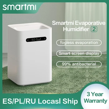 Smartmi Evaporation Air Humidifier 2 4L Large Capacity 99% Antibacterial Smart Screen Display For Mi Home Mijia APP Control
Smartmi Evaporation Air Humidifier 2 4L Large Capacity 99% Antibacterial Smart Screen Display For Mi Home Mijia APP Control
