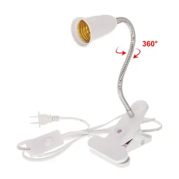 EASY-20cm 360 Degrees Flexible Lamp Holder Clip E27 Base With On Off Switch Desk Lamp For Led Grow Light E27 EU Plug
EASY-20cm 360 Degrees Flexible Lamp Holder Clip E27 Base With On Off Switch Desk Lamp For Led Grow Light E27 EU Plug