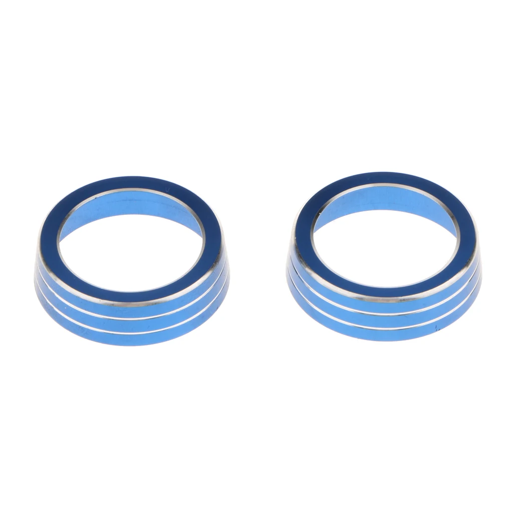 2pcs Air Conditioner Knob Button Ring Trim Cover for Honda Civic 16-17 2pcs Air Conditioner Knob Button Ring Trim Cover for Honda Civic 16-17