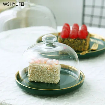 1PCS Glass Bread Trial Tray with Covered Pastry Tray Food Storage Device Kitchen Device Party Display Tray Kitchen Supplies
1PCS Glass Bread Trial Tray with Covered Pastry Tray Food Storage Device Kitchen Device Party Display Tray Kitchen Supplies