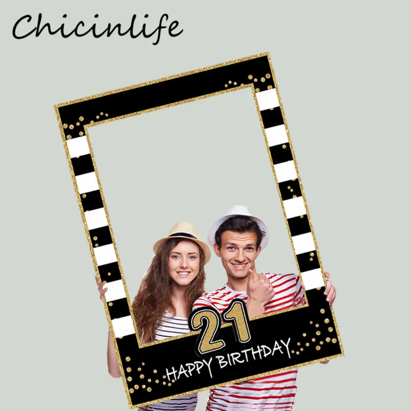 Chicinlife 1Pcs 1st 16th 21st 40th 50th 60th Photo Booth Props Birthday Party Photo Frame Kids 1st Birthday Anniversary Supplies
Chicinlife 1Pcs 1st 16th 21st 40th 50th 60th Photo Booth Props Birthday Party Photo Frame Kids 1st Birthday Anniversary Supplies