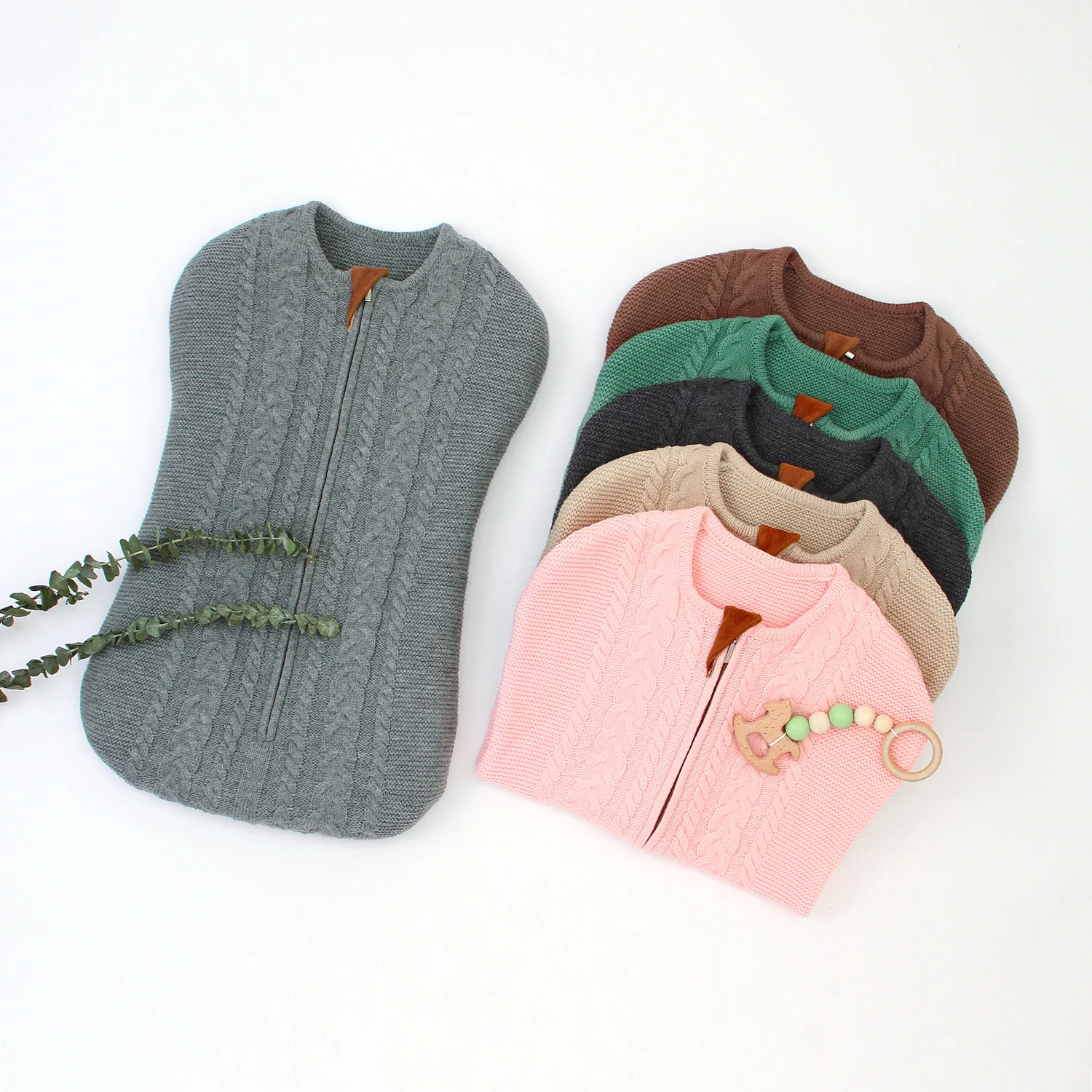 Baby Sleeping Bags Winter for Stroller Sleepacks Autumn Solid Knitted Infant Bebes Envelopes Toddler Kids Swaddler Wrapper 65*40
Baby Sleeping Bags Winter for Stroller Sleepacks Autumn Solid Knitted Infant Bebes Envelopes Toddler Kids Swaddler Wrapper 65*40