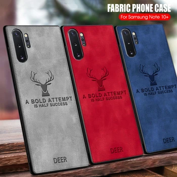 Cloth Texture Case For Samsung Note 10 Pro Plus S20 S10 A50 A70 Deer Patterned Phone Cases Soft Silicone Frame Fabric Back Cover
Cloth Texture Case For Samsung Note 10 Pro Plus S20 S10 A50 A70 Deer Patterned Phone Cases Soft Silicone Frame Fabric Back Cover