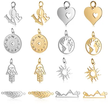 5pcs/lot 12 Zodiac Horoscope DIY Charms Wholesale Stainless Steel World Map Leaf Pendant Palm Sun Hamsa Hand Connectors Charm
5pcs/lot 12 Zodiac Horoscope DIY Charms Wholesale Stainless Steel World Map Leaf Pendant Palm Sun Hamsa Hand Connectors Charm