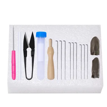 MIUSIE 17Pcs DIY Felting Tools Felt Kit With Needle Craft Kit Scissor Awl Wool Felting Weaving Handmade Needlework Spinning Tool
MIUSIE 17Pcs DIY Felting Tools Felt Kit With Needle Craft Kit Scissor Awl Wool Felting Weaving Handmade Needlework Spinning Tool