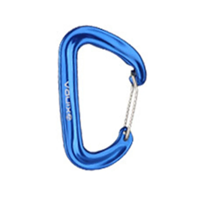 16KN 8*5cm Aluminum Spring Clip Carabiner Hook For outdoor Rock Tree Climbing/ tent rope /shoulder strap /swing /hammock
16KN 8*5cm Aluminum Spring Clip Carabiner Hook For outdoor Rock Tree Climbing/ tent rope /shoulder strap /swing /hammock