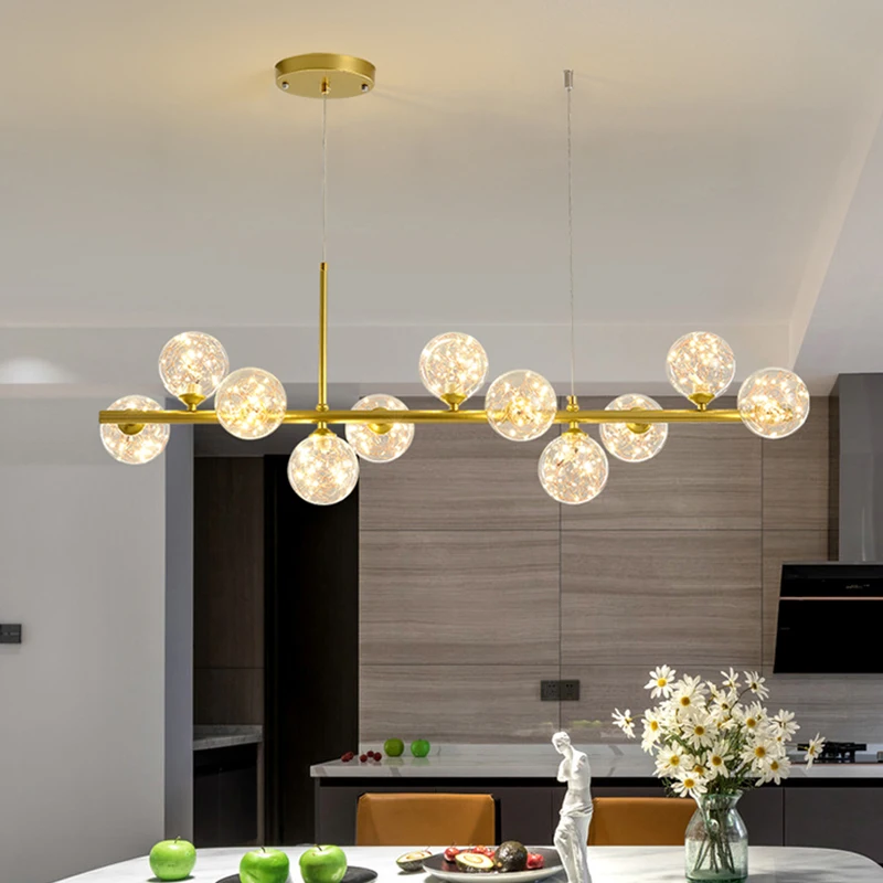 Long Gold Gypsophila LED Art Chandelier Ceiling Light For Living Room Bedroom Kitchen Meal Hanger Interior Lighting Decoration
Long Gold Gypsophila LED Art Chandelier Ceiling Light For Living Room Bedroom Kitchen Meal Hanger Interior Lighting Decoration