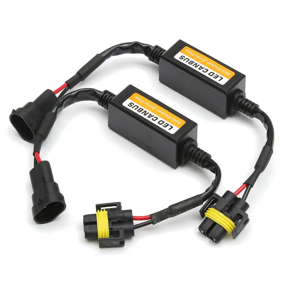 2x H11 Canbus Wiring Decoder Adapter Anti Hyper Blink Flash Error Cancel Canbus Headlight H8 H9 LED Headlight Canceller Decoder
2x H11 Canbus Wiring Decoder Adapter Anti Hyper Blink Flash Error Cancel Canbus Headlight H8 H9 LED Headlight Canceller Decoder