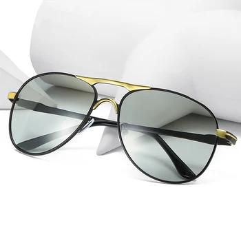 Photochromic Sunglasses with Polarized Lens Sunglasses Men's Driving Transition Lens Sunglasses Metal Outdoor Anti-UV Wholesale
Photochromic Sunglasses with Polarized Lens Sunglasses Men's Driving Transition Lens Sunglasses Metal Outdoor Anti-UV Wholesale