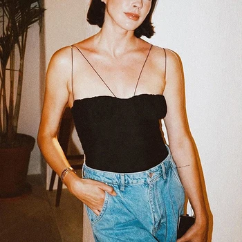 Ladies Sexy Sling Tube Top Tight Bodysuits 2020 Beach Style Triangle Jumpsuit Casual Wild Jumpsuit Slim Fit Bodysuit for Ladies
Ladies Sexy Sling Tube Top Tight Bodysuits 2020 Beach Style Triangle Jumpsuit Casual Wild Jumpsuit Slim Fit Bodysuit for Ladies