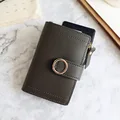 Женские кошельки, Маленький модный брендовый кожаный кошелек, женская сумка для карт для женщин 2020, клатч, Женский кошелек, кошелек с зажимом для денег