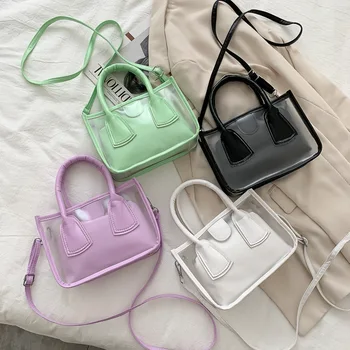 This year's popular transparent bag female new 2020 net red messenger bag wild ins chain girl jelly bag
This year's popular transparent bag female new 2020 net red messenger bag wild ins chain girl jelly bag